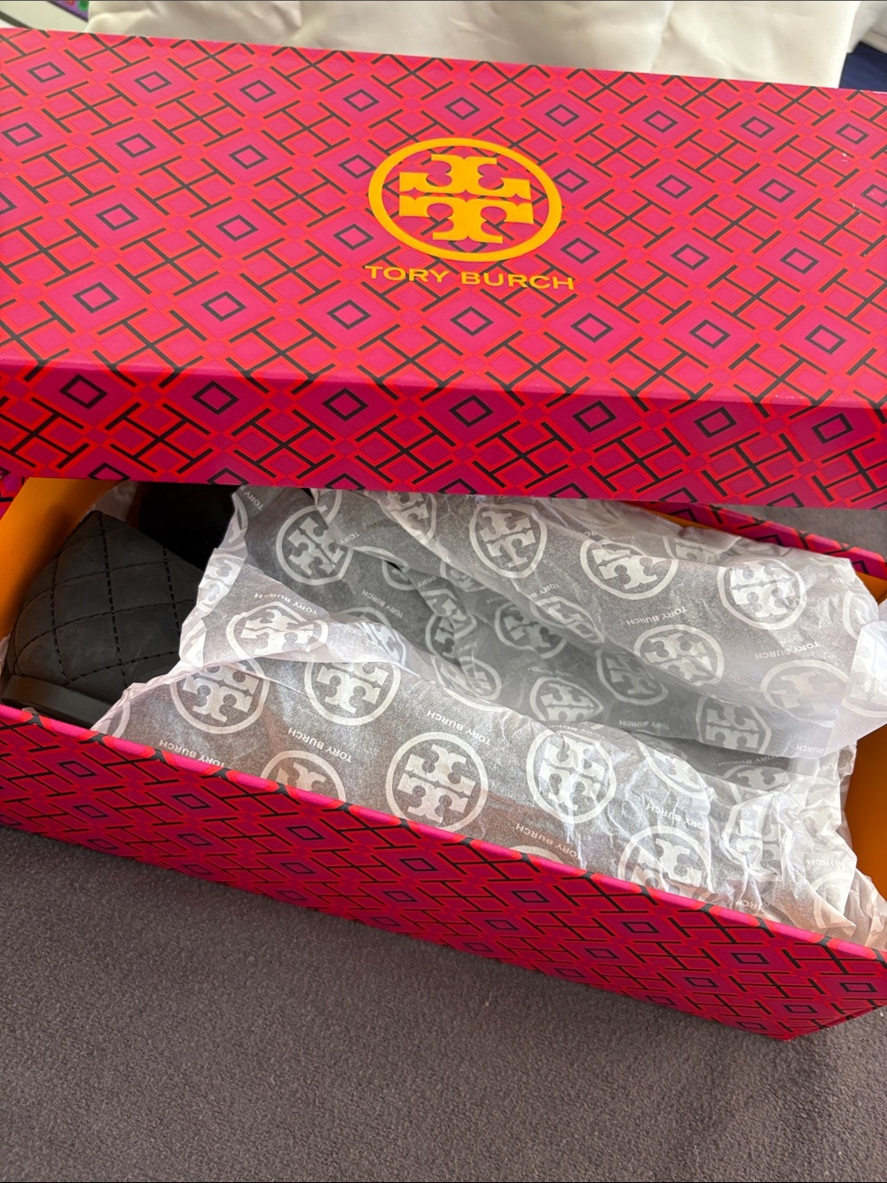 Tory Burch Black Flats - Picture 4 of 4